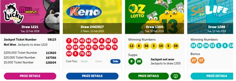 south australian keno results